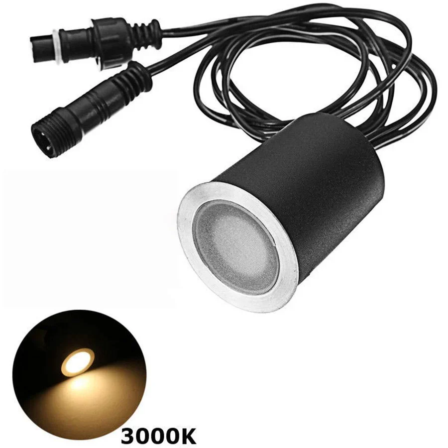 10/16-Pack Recessed LED Deck Lights – 0.6W Each | Warm White / Natural White | AC100–265V Input with Power Adapter | US / EU / UK / AU Plug Options | IP67 Waterproof Inground Step Lights Kit for Deck, Garden, Yard, Stairs & Pathway Lighting - Image 18