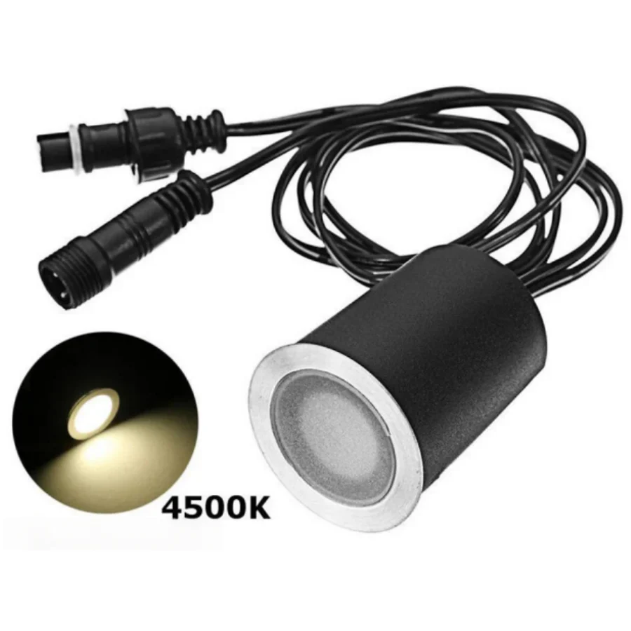 10/16-Pack Recessed LED Deck Lights – 0.6W Each | Warm White / Natural White | AC100–265V Input with Power Adapter | US / EU / UK / AU Plug Options | IP67 Waterproof Inground Step Lights Kit for Deck, Garden, Yard, Stairs & Pathway Lighting - Image 19