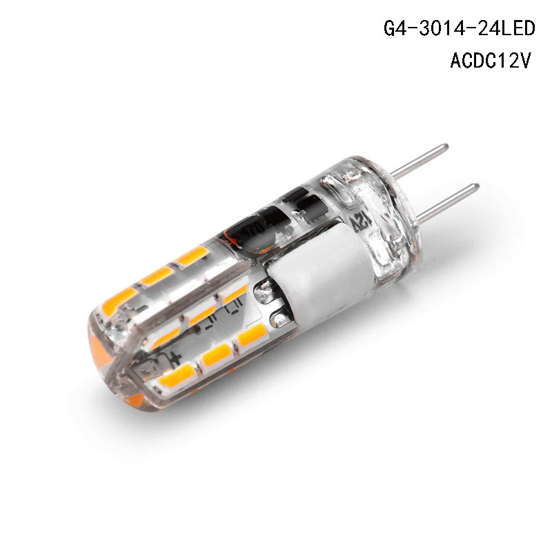 10 Pack G4 LED Light Bulb Bi-Pin Silicon Encapsulation 12V 1.5 W SMD3014 24pcs LEDs 10W Halogen Equivalent - Image 4