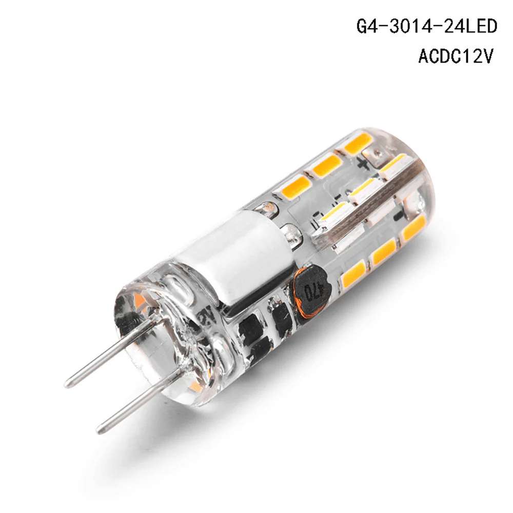 10 Pack G4 LED Light Bulb Bi-Pin Silicon Encapsulation 12V 1.5 W SMD3014 24pcs LEDs 10W Halogen Equivalent - Image 5