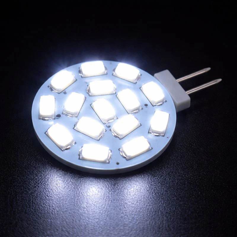 10PCS Pack 2 Watt (20 Watt Equivalent) AC/DC 10-30 V Flat Round Wafer Disc Light Bulb G4 Bi-pin base Lamps with 15 pcs LED SMD5630 - Image 7