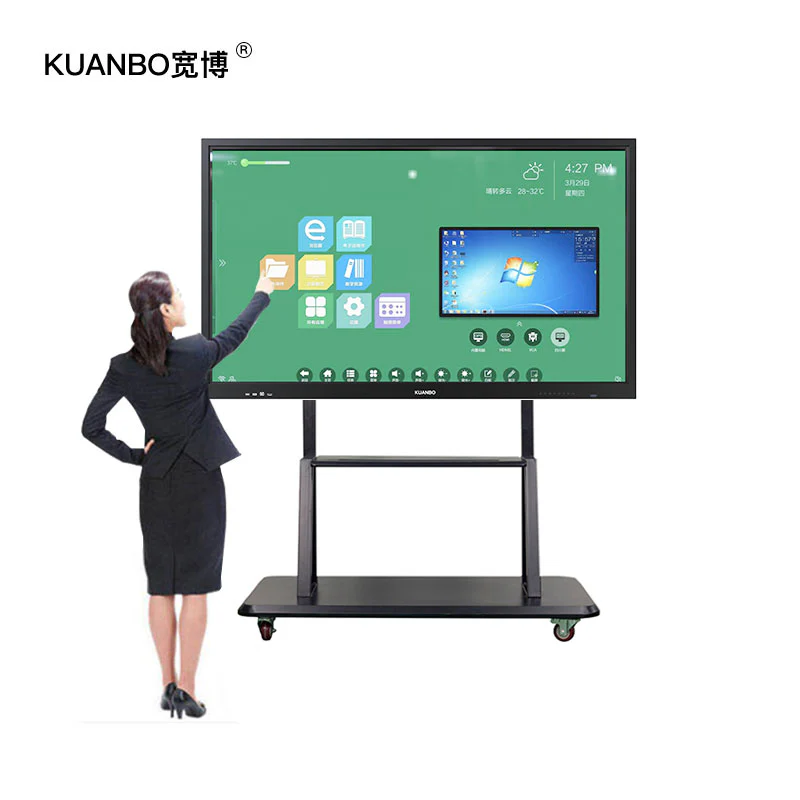 110" Smart Interactive Whiteboard Capacitive and Infrared All-in-one Conference Whiteboard Supporting Zoom - Image 6