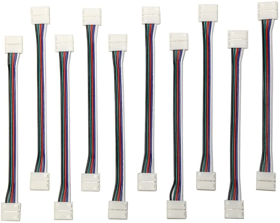 10pcs 12MM 5PIN RGBW LED Strip Connector fit for 12mm Wide PCB LED Strip - Image 4