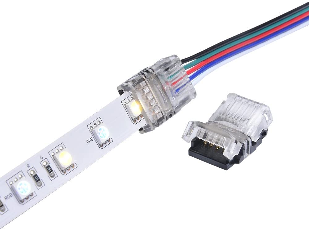 10pcs 12MM 5PIN RGBW LED Strip Connector fit for 12mm Wide PCB LED Strip - Image 6