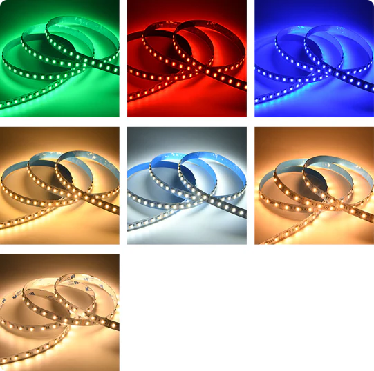 12MM Wide RGBCCT LED Strip Light - DC12V / 24V | 5-In-1 SMD5050-60 LEDs/M | IP00 / IP65 / IP67 | for Mirror, Kitchen Cabinet, Bedroom | 5/50M - Image 3