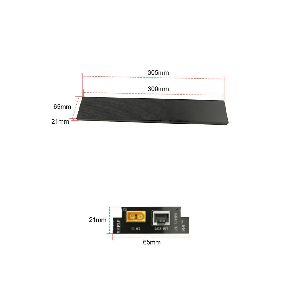 12PCS Pack Shelf LED Display Strip P1.25 | P1.875 60mm (2.36'') Tall Digital Price Display for Store - Image 10