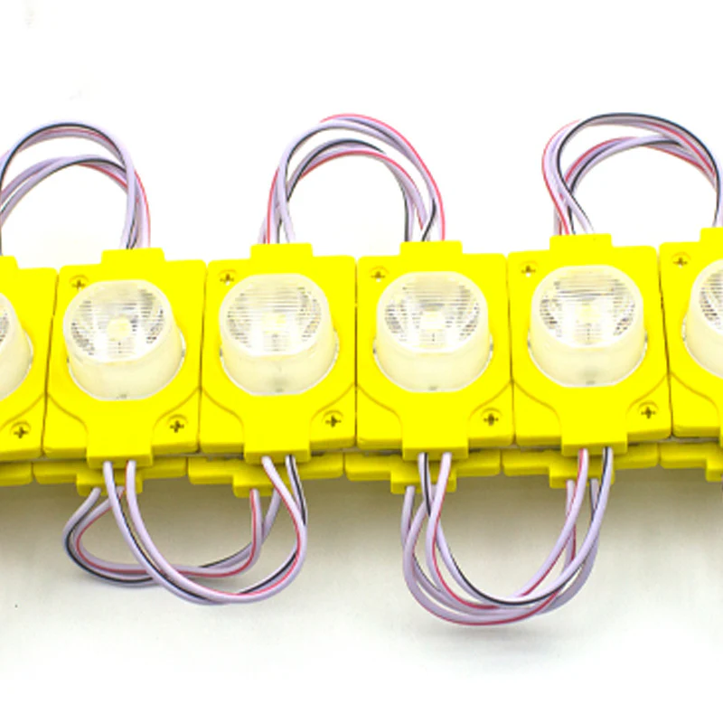 12V 1.5W LED Module with Lens, 20pcs/String, 150LM, IP65 Waterproof Sign Module for Light Box, Channel Letter, and Signage Backlighting – 6500K / 3000K / Red / Green / Blue / Yellow / Pink - Image 11