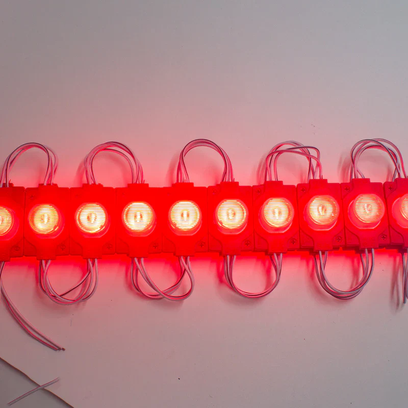 12V 1.5W LED Module with Lens, 20pcs/String, 150LM, IP65 Waterproof Sign Module for Light Box, Channel Letter, and Signage Backlighting – 6500K / 3000K / Red / Green / Blue / Yellow / Pink - Image 14