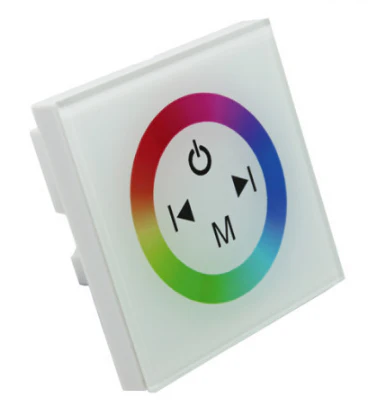 12V-24V DC TM08 Wall Panel Touchable Color Ring LED Controller for RGB Color Changing LED Strips - Image 5