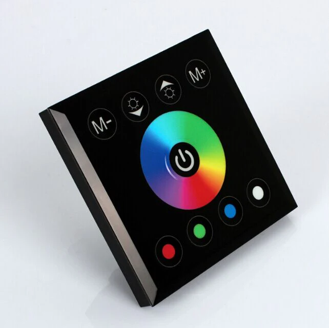 Wall Panel RGBW/RGBWW LED Strip Controller – DC12V-24V | Touch Color Ring LED Controller | For LED Strips - Image 2