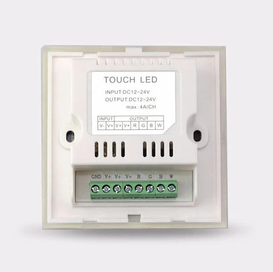 Wall Panel RGBW/RGBWW LED Strip Controller – DC12V-24V | Touch Color Ring LED Controller | For LED Strips - Image 4