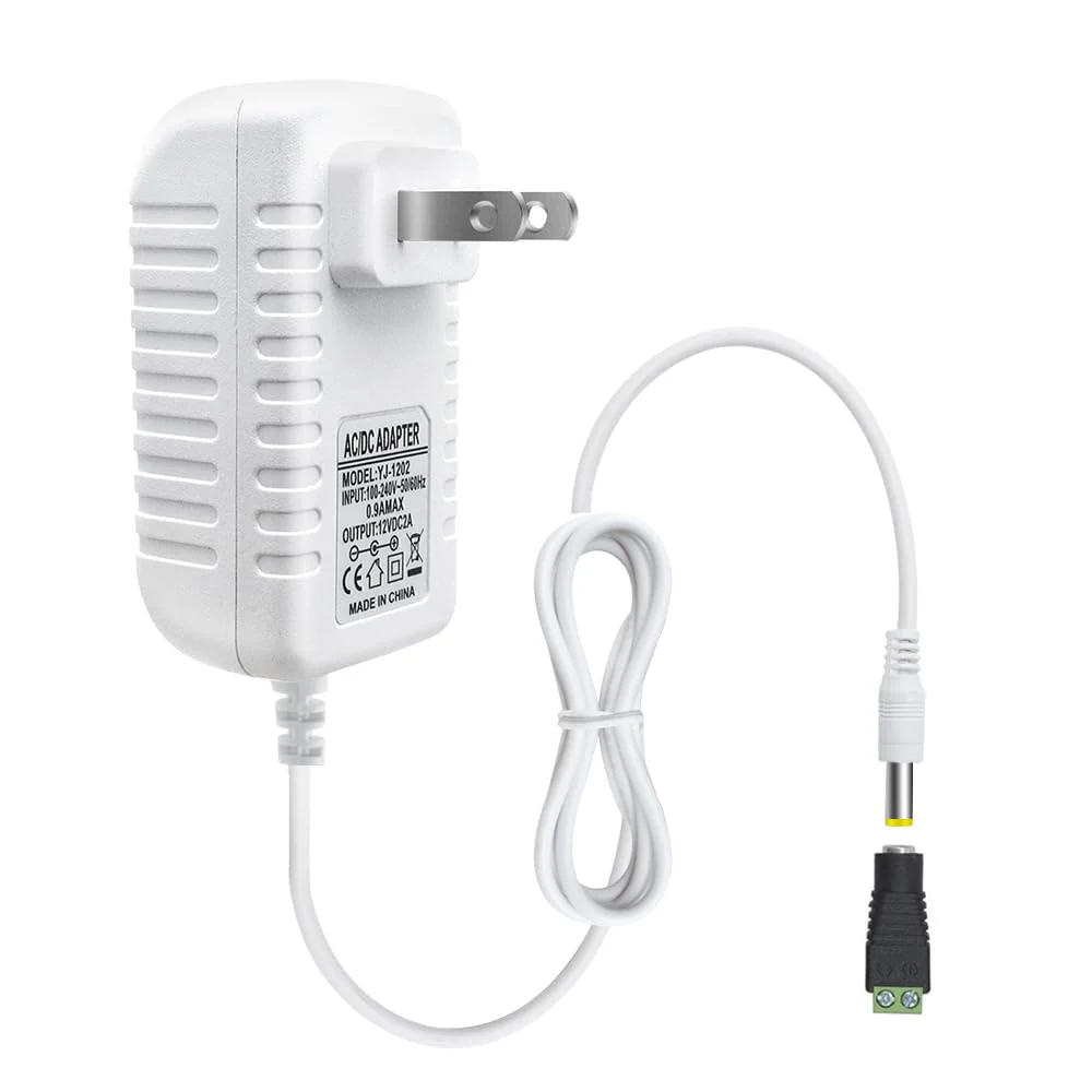 12V Power Supply Adapter 12W/24W/36W, AC 100–240V Input, Wall Plug Transformer, White Case — US Plug, LED Driver for Strip/CCTV/Electronics - Image 15