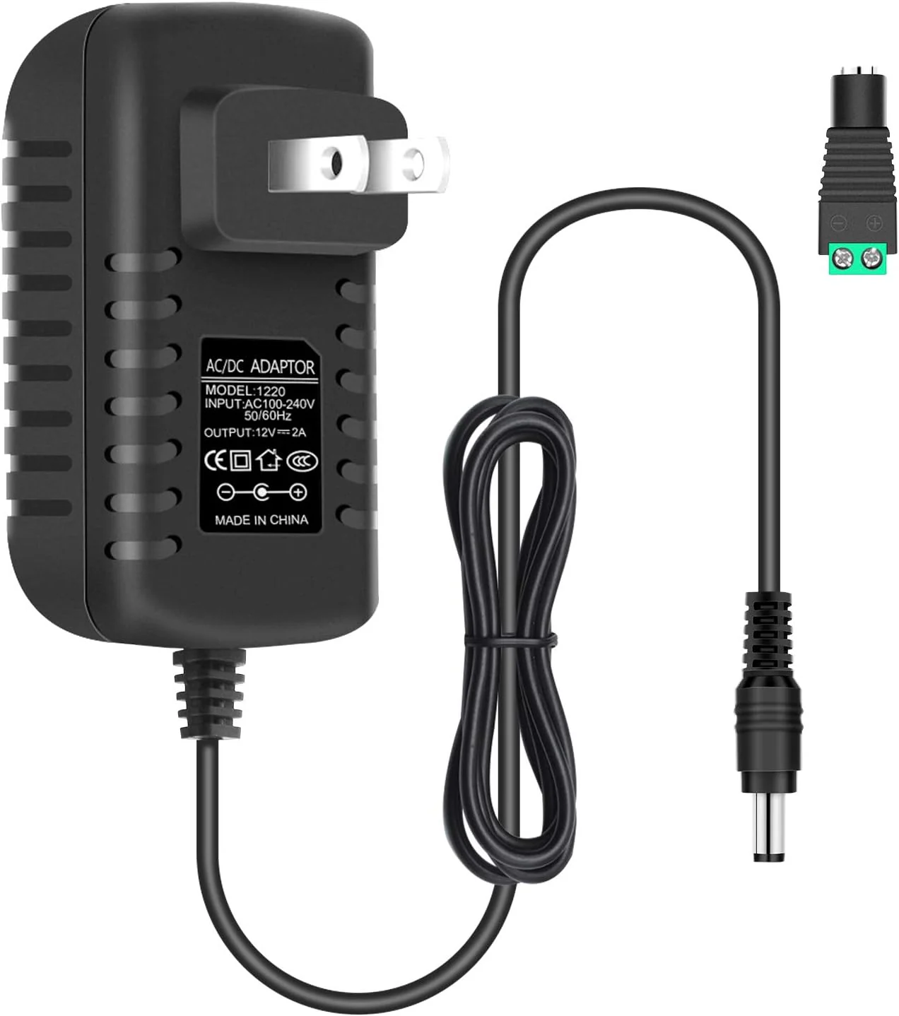 12V Power Supply Adapter 12W/24W, AC 100–240V Input, Wall Plug Transformer, Black Case — US/UK Plug, LED Driver for Strip/CCTV/Electronics - Image 13