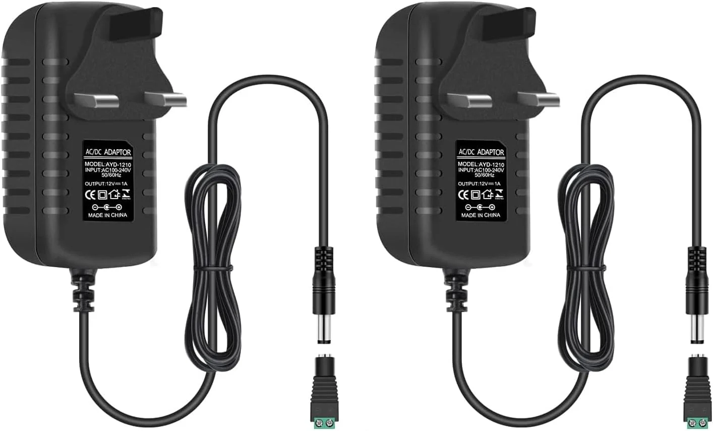 12V Power Supply Adapter 12W/24W, AC 100–240V Input, Wall Plug Transformer, Black Case — US/UK Plug, LED Driver for Strip/CCTV/Electronics - Image 17