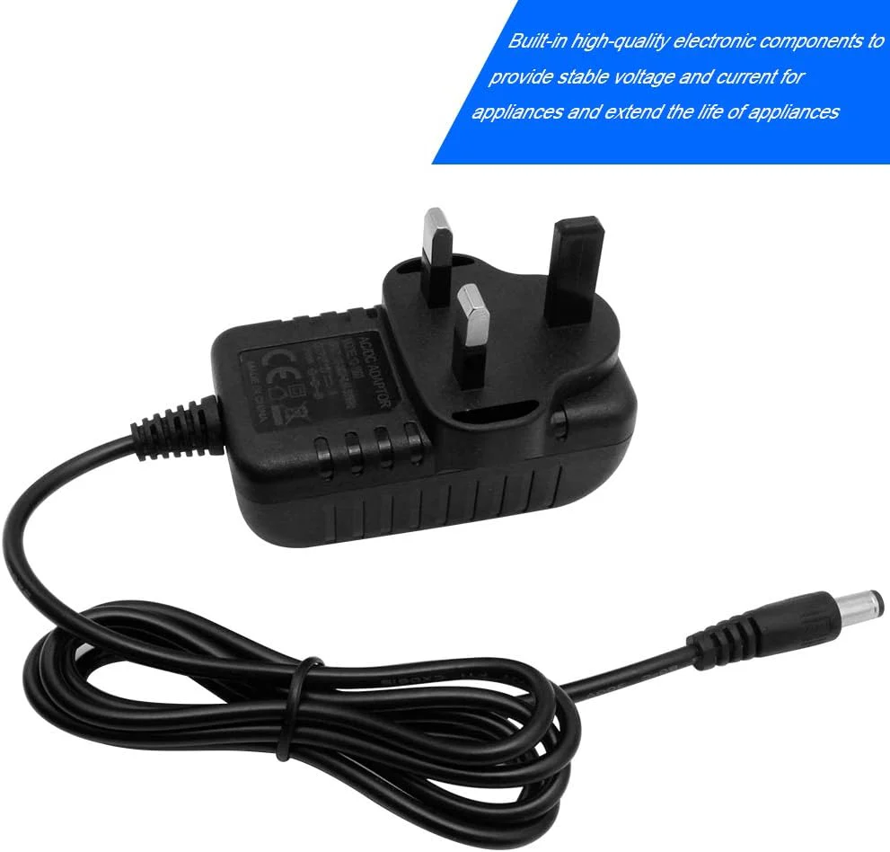 12V Power Supply Adapter 12W/24W, AC 100–240V Input, Wall Plug Transformer, Black Case — US/UK Plug, LED Driver for Strip/CCTV/Electronics - Image 9
