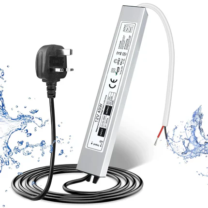 12V Waterproof LED Power Supply 30W–300W, 90–265V Input, Single/Dual Wire Output, Outdoor LED Driver, CE/RoHS/FCC —US/UK/EU Plug & Wire Leads Options - Image 15