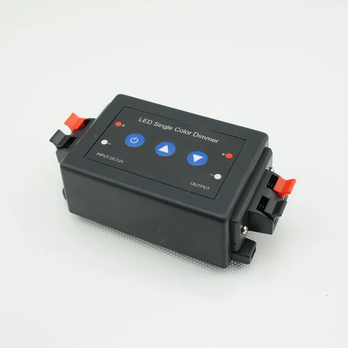 Single Color LED Strip Dimmer – DC12V-24V 8A | RF Wireless Remote LED Dimmer Controller with Key Switch | For 5050/3528 LED Strips - Image 2
