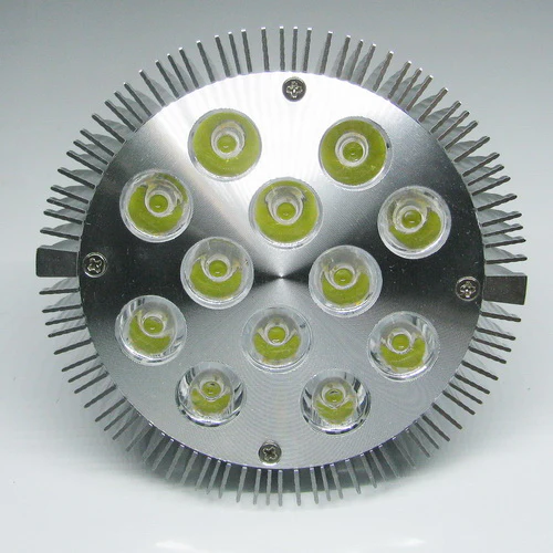 12W (12x1W) PAR38 LED Lamp with E27 Edison Screw Base 90W Equivalent 100-240V AC Silver Housing Indoor Type - Image 8