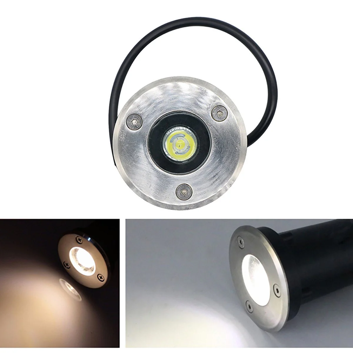 1W / 3W / 5W / 7W LED Inground Well Light – IP67 Waterproof | Low Voltage DC 12V / 24V | Warm White Landscape Uplighting for Garden, Pathway & Yard | 2 / 4 / 10-Pack - Image 9