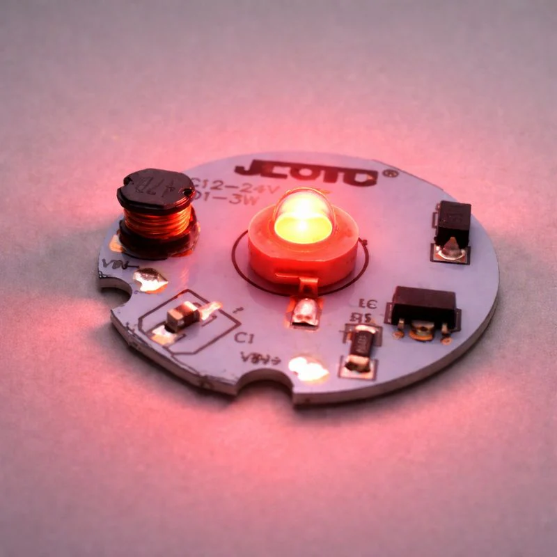 1W 3W DC12V-DC24V LED PCB Component 30mm Wide Round Board - Image 7