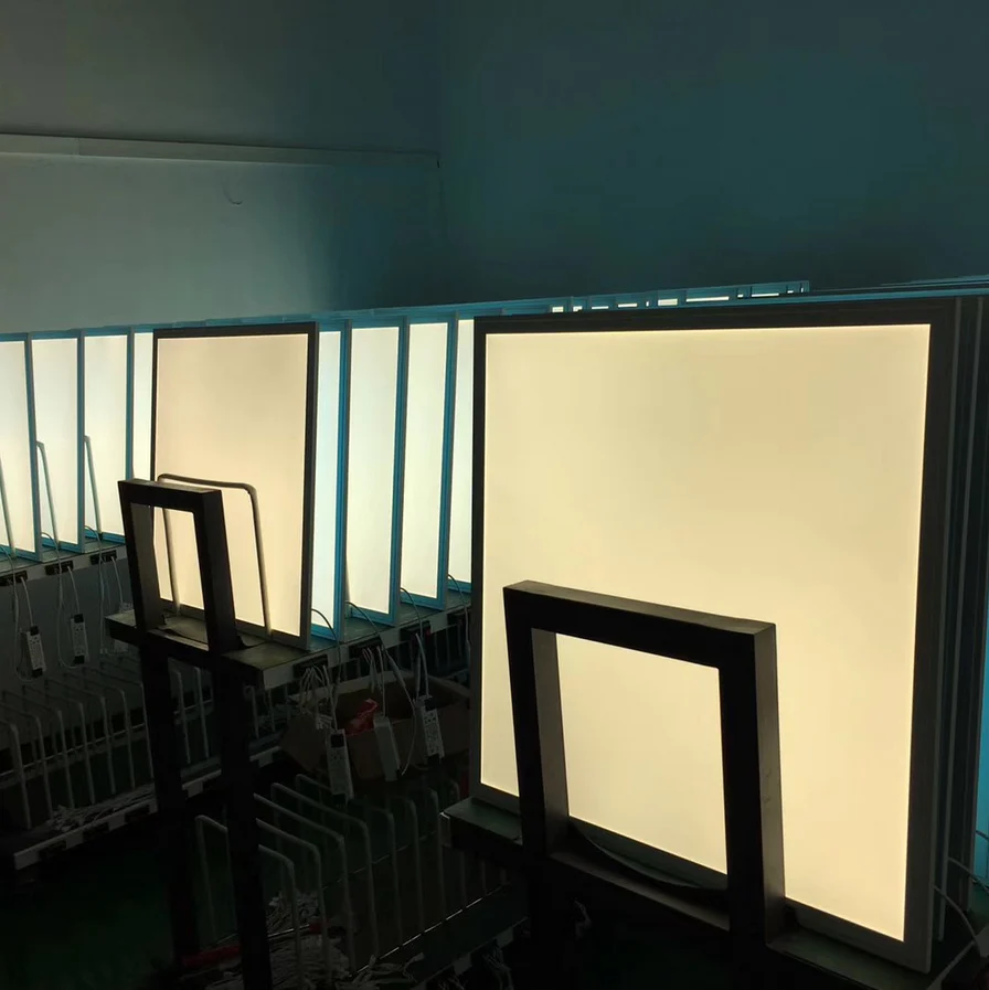 1'x2' (295x595 mm) 24 Watt LED Panel Light in 0.39'' (10mm) Thick White Trim Flat Sheet Panel Lighting Board Super Bright Ultra Thin Glare-Free - Image 6