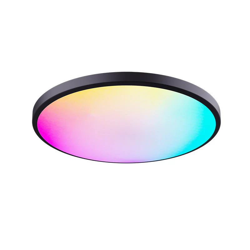 2 Pack 24W 12'' Smart RGBCW Ceiling Light Fixtures RGB Color Changing, 2700K-6500K Adjustable with Dimmable Brightness, Compatible with Alexa/Google Home/APP Control WiFi Light for Bedroom/Kid's Room/Party - Image 11