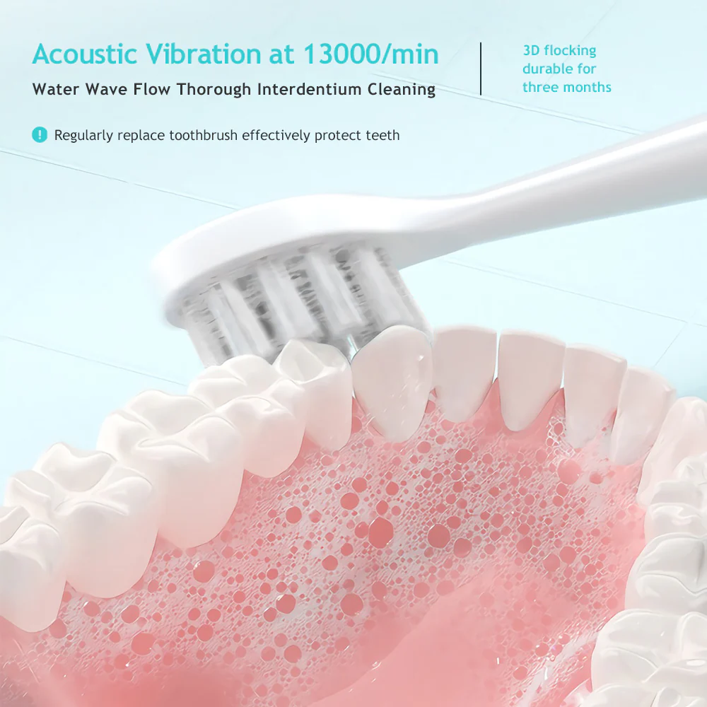 2 Units per Pack Disposable Electric Toothbrush Not Rechargeable Last 90 Days Powerful for Adult - Image 4