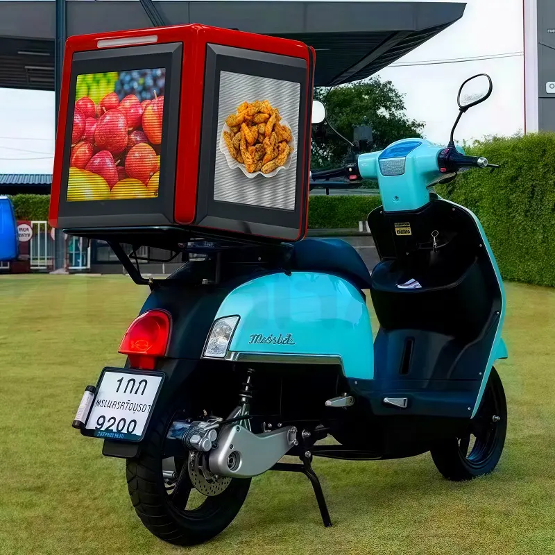 20'' Three-Sided LED Display Box for Delivery Vehicles & Motorcycles High Brightness, Low Power Consumption, Network Control - Image 16