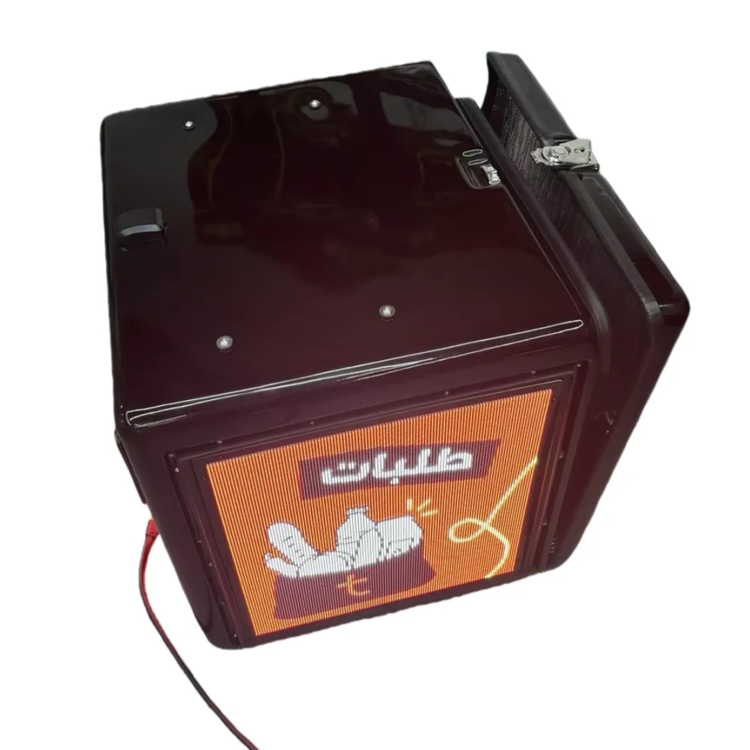 20'' Three-Sided LED Display Box for Delivery Vehicles & Motorcycles High Brightness, Low Power Consumption, Network Control - Image 7