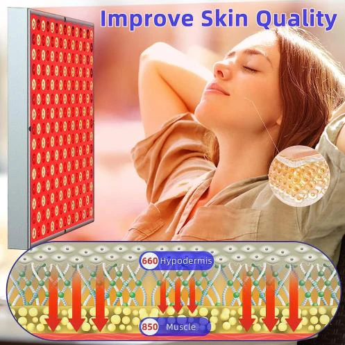 20W Floor Standing Infrared Therapy Lamp – Red Light 655–665nm & IR 850–860nm | Dimmable & Timer | AC100–240V | Aluminum Alloy + PC Cover | Includes Floor Stand | for Skin Beauty, Pain Relief of Muscles and Joints | US / EU Plug - Image 8
