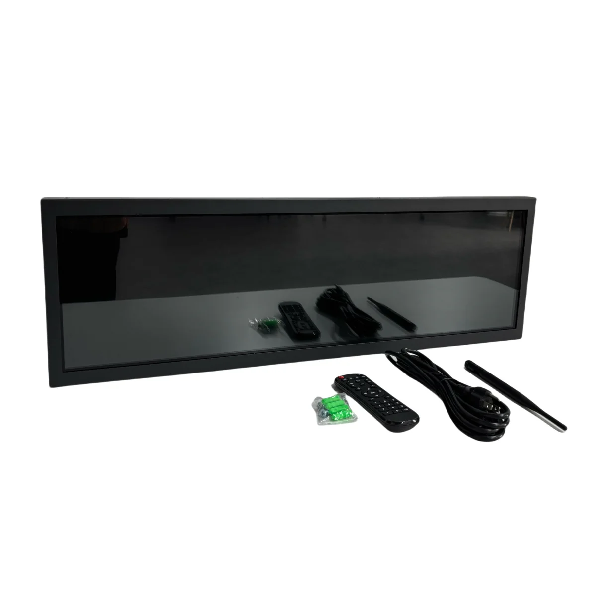 28.1 Inch (698.5×140mm Viewable) Android Stretched LCD Bar Display for Store Shelves | Cloud Platform / Mobile App / USB Media - Image 4
