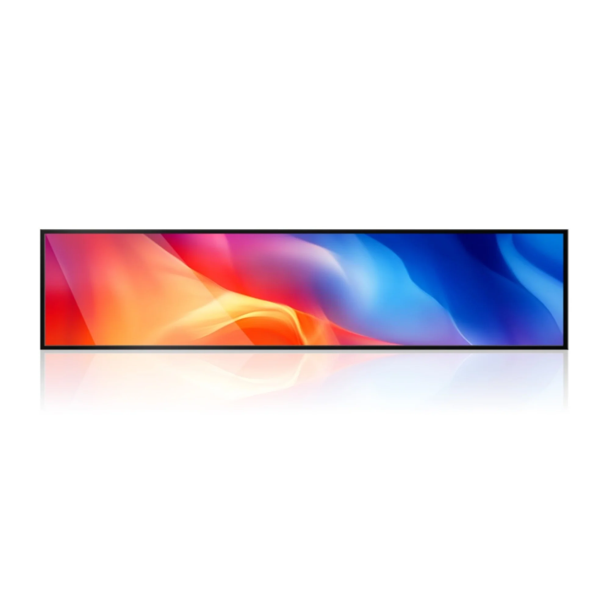 28.1 Inch (698.5×140mm Viewable) Android Stretched LCD Bar Display for Store Shelves | Cloud Platform / Mobile App / USB Media - Image 3
