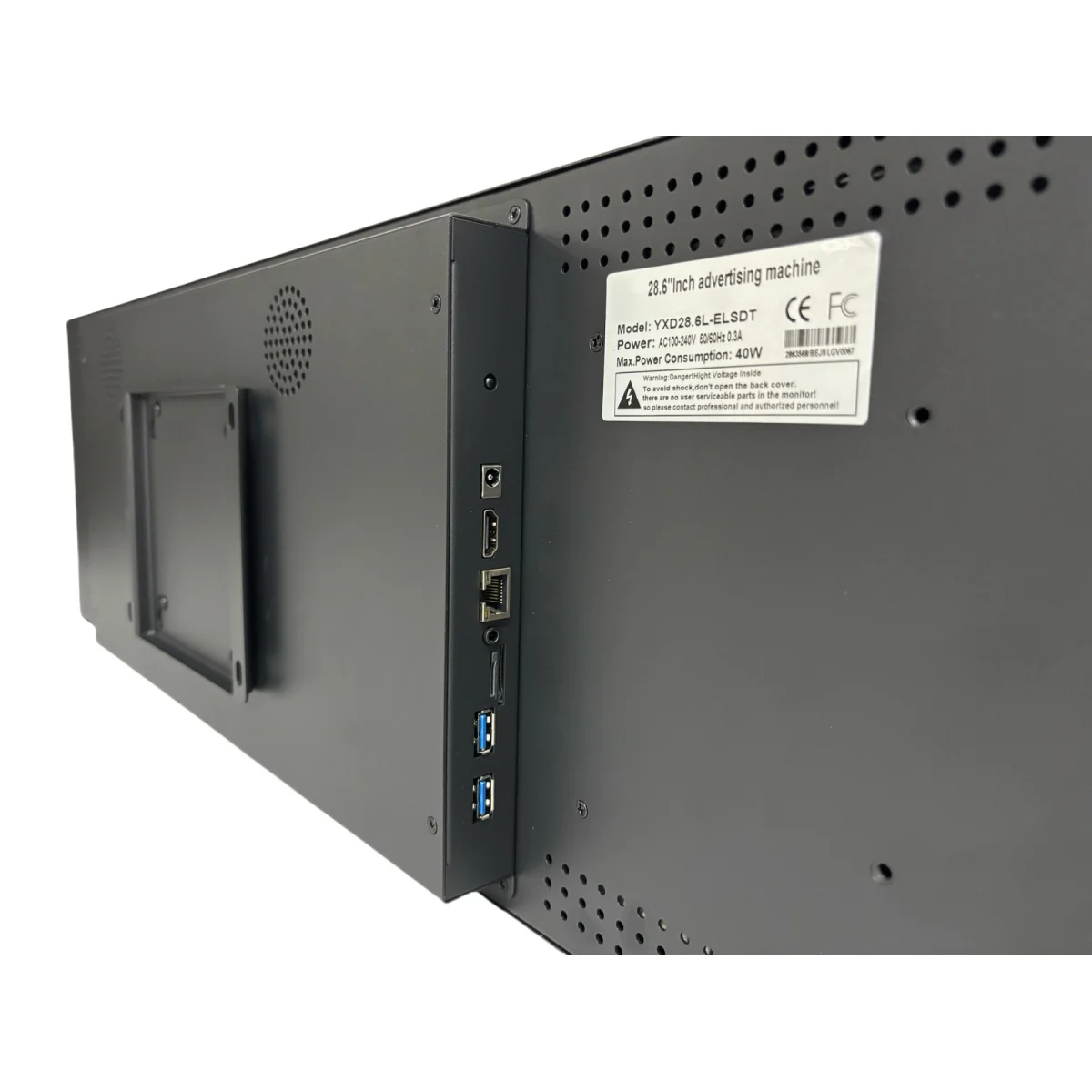 28.6 Inch (698.4×203.7mm Viewable) Ultra-Wide Android LCD Shelf Screen | Stretched Bar Digital Signage w/ Optional Touch | Cloud / USB / App Control - Image 8