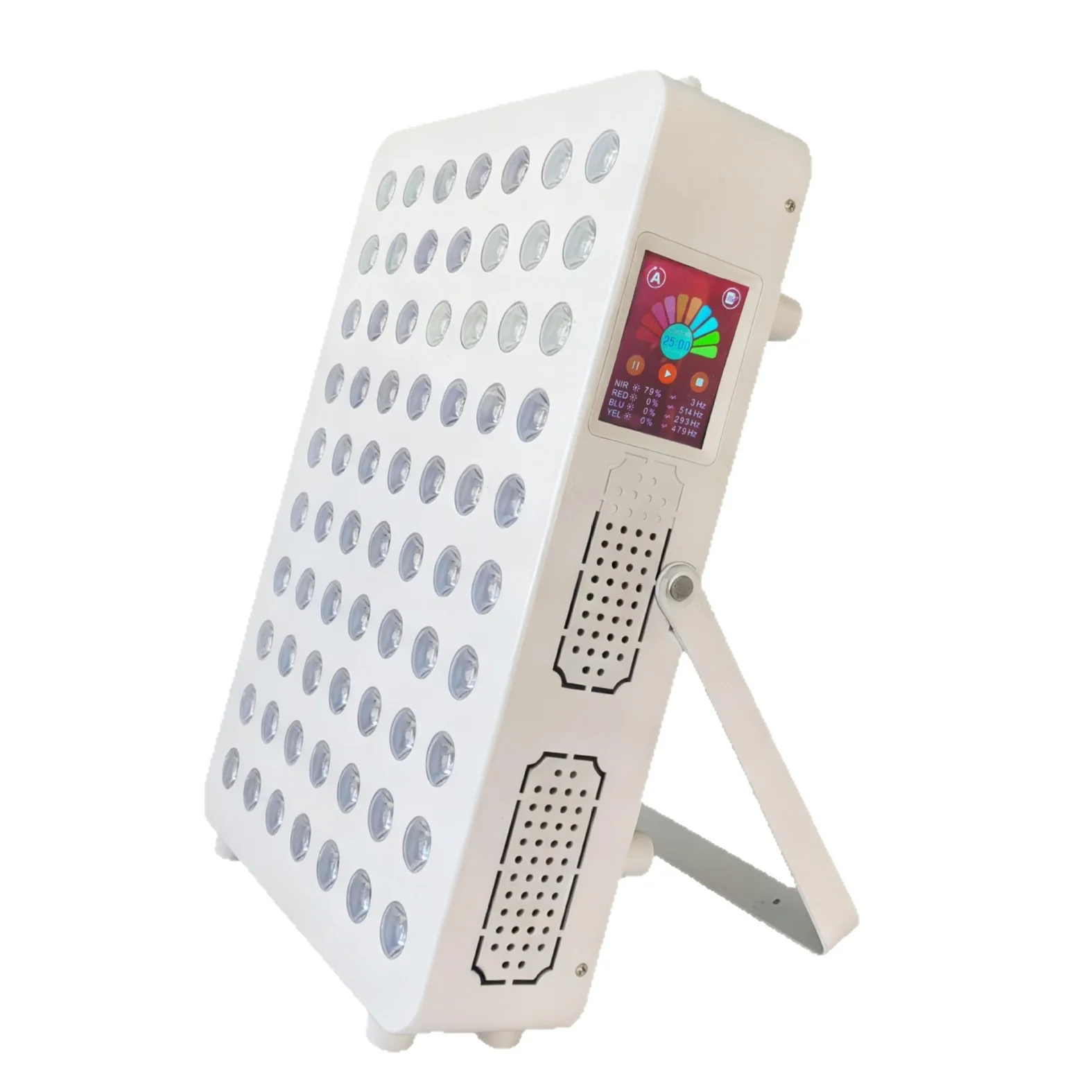 350W Touch Screen Desktop Infrared Therapy Lamp – Red 660nm & Green 530nm & IR (NIR) | 3-Channel Independent Control | Dimmable & Timer | AC100–240V | Desktop Stand / Hanging Mount | for Skin Beauty | Protective Goggles Included | US / EU / UK / AU Plug - Image 3