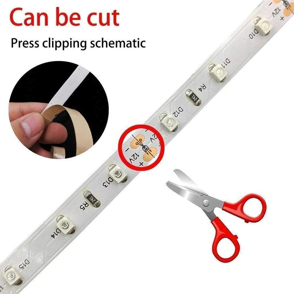 365–370nm SMD2835 UV LED Strip Light – 16.4FT / 5M | 60 / 120 / 240 LEDs/m | DC12V | Non-Waterproof / IP67 Waterproof | Not Include Power Supply | For Curing, Fluorescence & Currency Validation - Image 5
