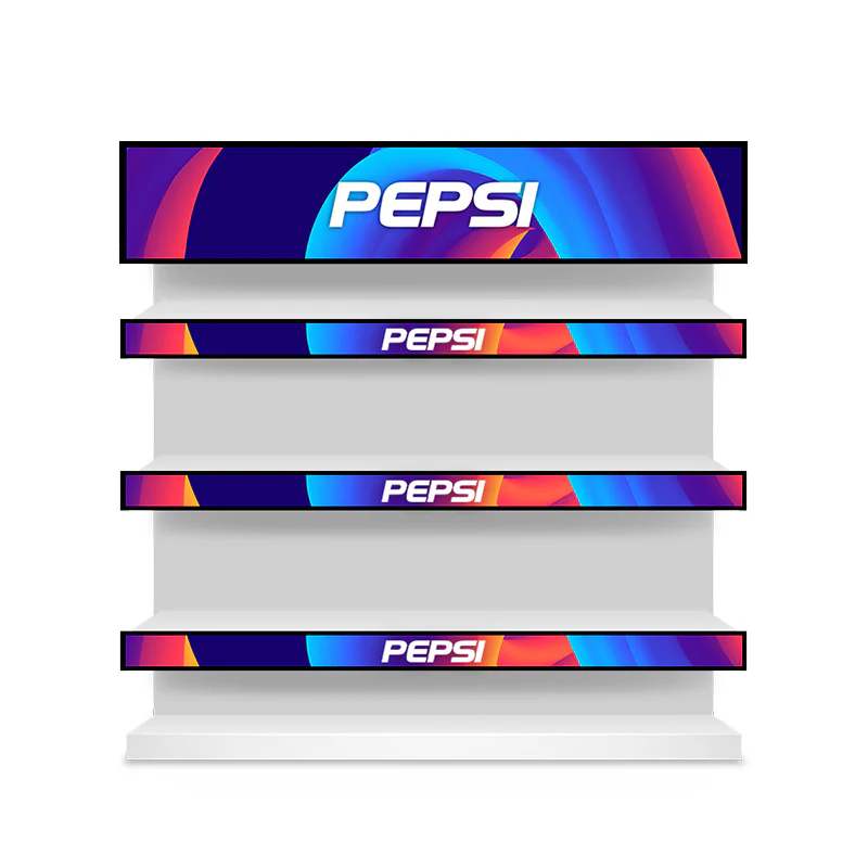 37.6 Inch (920×258mm Viewable) Ultra-Wide Android LCD Bar Display for Retail Shelves | Cloud, App & USB Content Management - Image 4