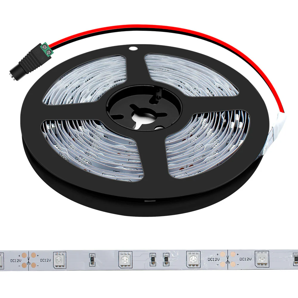 380-385nm SMD5050 UV LED Strip Light – 16.4FT / 5M | 30 / 60 / 120 LEDs/m | DC12V | Non-Waterproof / IP67 Waterproof | Not Include Power Supply | for Curing, Currency Validation & Medical Field - Image 3