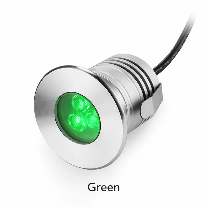 3W 3-LED Underwater Pool Lights – IP68 Waterproof | DC 12V / 24V Low Voltage | Stainless Steel & Aluminum Submersible Lights | Red / Green / Blue / 3000K / 4000K / 6000K for Pool, Fountain & Pond Lighting |  8 / 10-Pack - Image 13