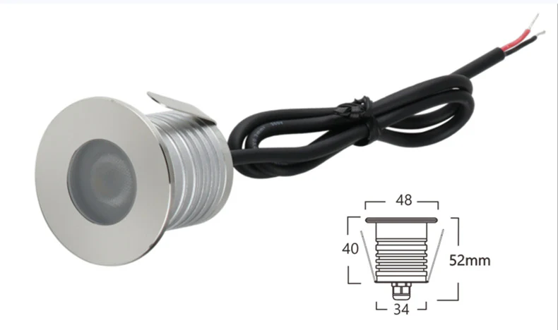 3W Single LED Underwater Lights – IP68 Waterproof | DC 12V / 24V Low Voltage | 304 Stainless Steel Round Submersible Lights | Warm White / Neutral White / Cool White for Pool, Fountain & Garden Landscape Lighting | 8 / 10-Pack - Image 4