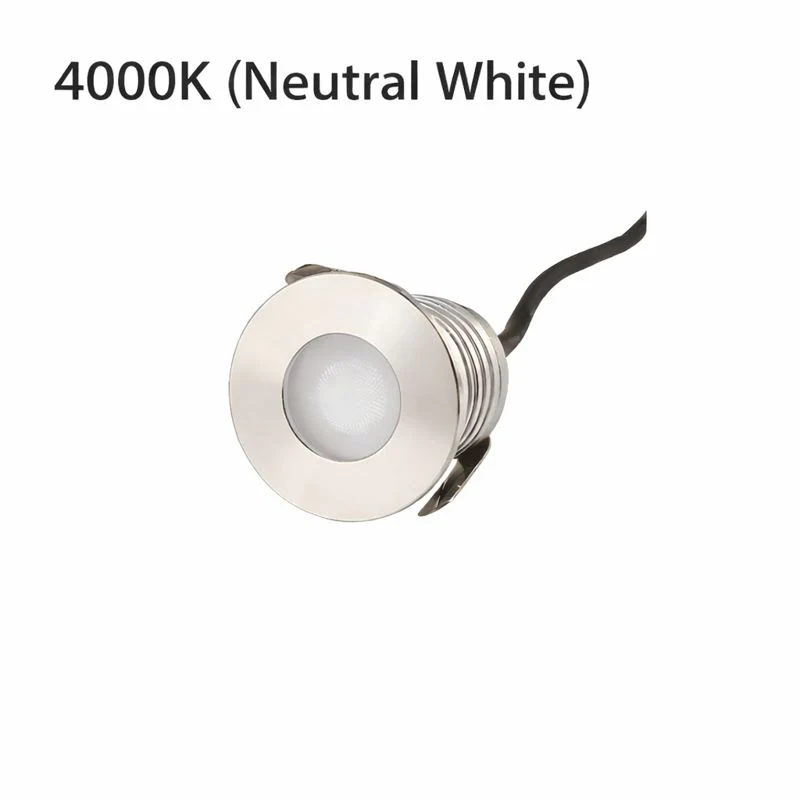 3W Single LED Underwater Lights – IP68 Waterproof | DC 12V / 24V Low Voltage | 304 Stainless Steel Round Submersible Lights | Warm White / Neutral White / Cool White for Pool, Fountain & Garden Landscape Lighting | 8 / 10-Pack - Image 8