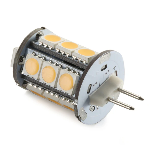 4 Pack 2 Watt (20Watt Equivalent) DC12V Tower type G4 Bi-pin base Lamps with 18 pcs Tri-Chip LED SMD5050 - Image 3