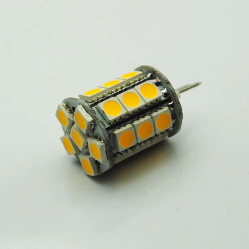 4 Pack 4.5 Watt (50Watt Equivalent) DC12V Tower type G4 Bi-pin base Lamps with 24 pcs Tri-Chip LED SMD5050 - Image 2