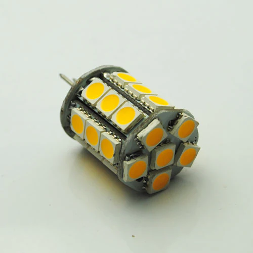 4 Pack 4.5 Watt (50Watt Equivalent) DC12V Tower type G4 Bi-pin base Lamps with 24 pcs Tri-Chip LED SMD5050 - Image 3