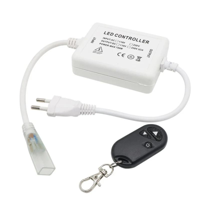 400W 110V/220V AC LED Dimmer – RF Wireless Remote Control Dimmer Switch | For LED Strip Lights - Image 2