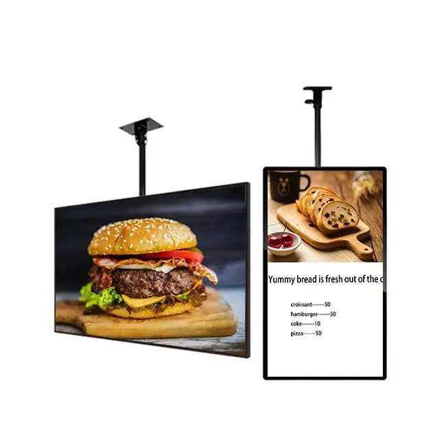 42-85 inch LCD Screen Hanger LCD TV Ceiling Hanger 360 Degree Rotation Wall-mounted LCD Monitor Stand - Image 3