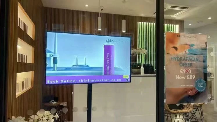 43" Double-Sided High Bright LCD Window Display, 2500nits Front + 700nits Back, Android 2+32G, Non-Touch, Cloud/APP/USB, Hanging/Floor Stand - Image 9