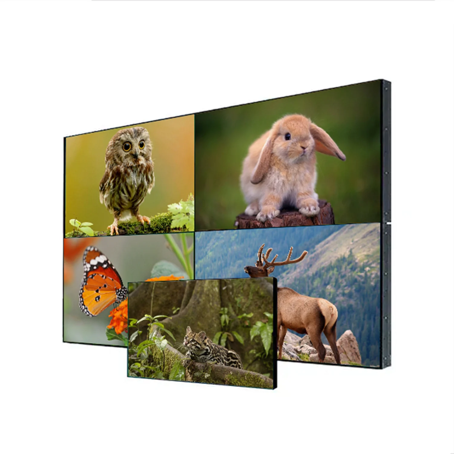 46” BOE LCD Video Wall – 2x2 Kit (4 Panels) | 1920x1080 FHD | 500 nits | Ultra Narrow Bezel 0.88mm / 1.7mm / 3.5mm | HDMI Splicer + Wall Mount Included - Image 11
