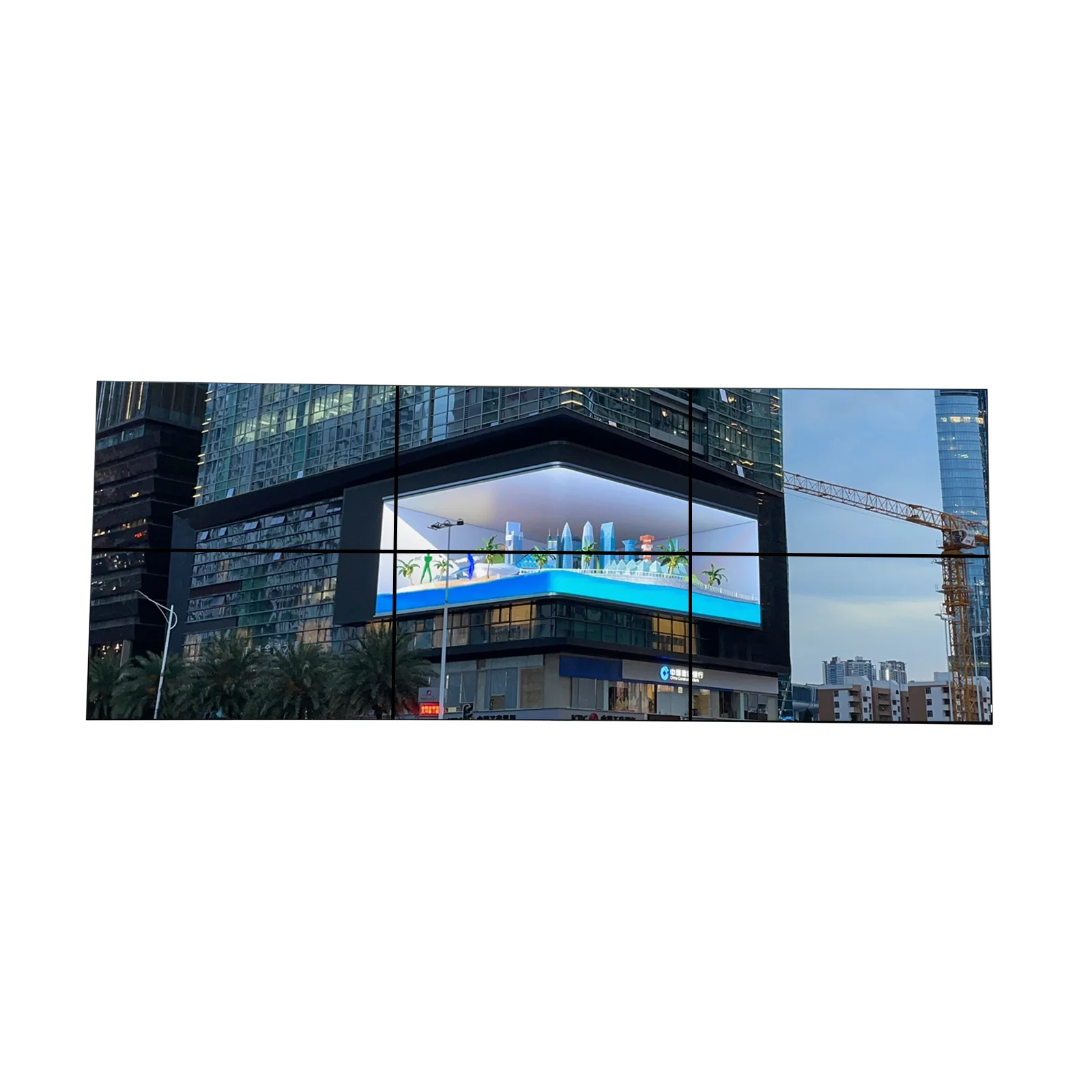 46” BOE LCD Video Wall – 3x2 Kit (6 Panels) | 1920x1080 FHD | 500 nits | Ultra Narrow Bezel 0.88mm / 1.7mm / 3.5mm | HDMI Splicer + Wall Mount Included - Image 10