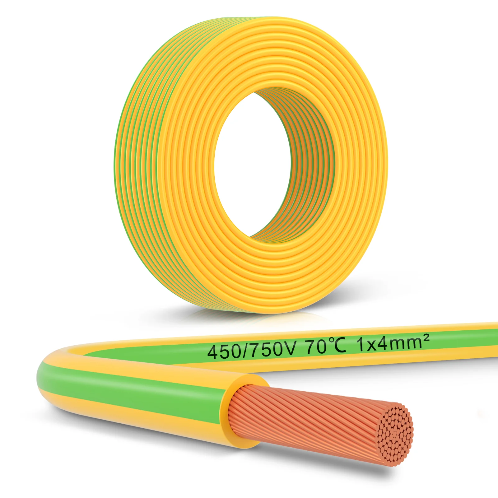 4mm² Earth Wire 10m–30m, PVC Insulated Grounding Cable Green-Yellow, Flexible Electrical Wire for Grounding Applications, Power Distribution and Installations - Image 9