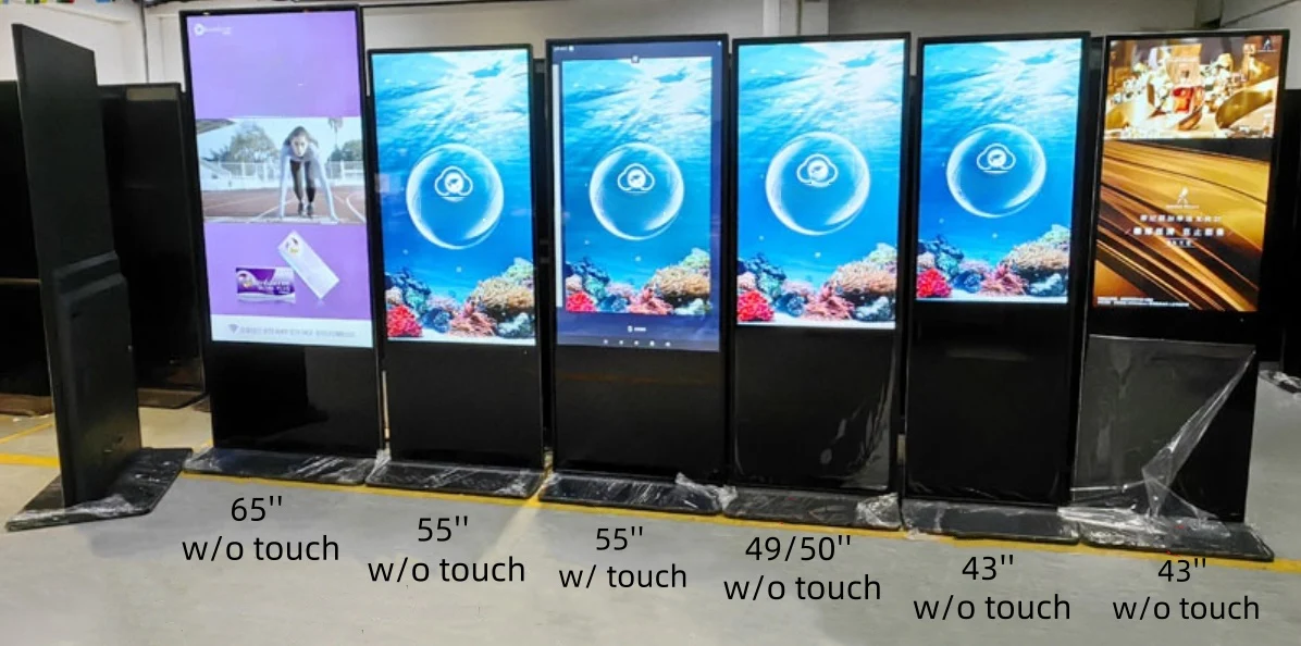 43‘’ Single-Sided Indoor Floor-Standing LCD Advertising Display with Wheel Stand | Android RK3568 2GB+16GB | Non-Touch / Infrared / Capacitive Touch | CMS Preinstalled - Image 11